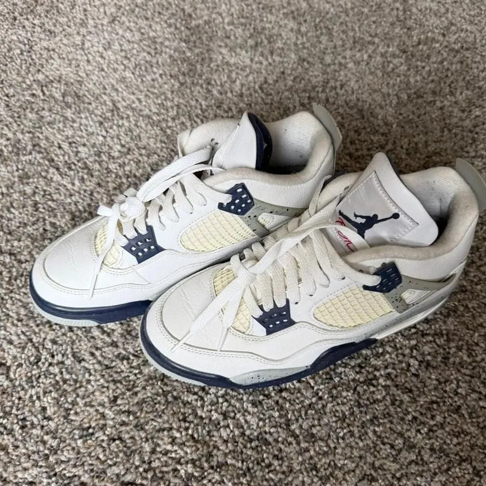 Jordan Men's White and Cream Trainers